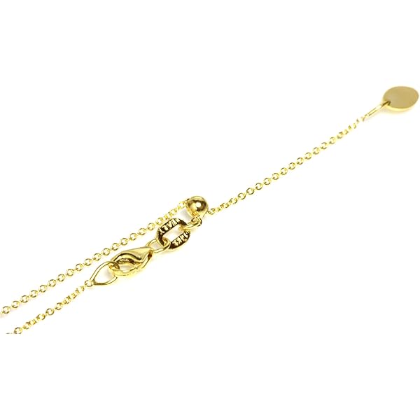 Amazon.com: JewelStop 10k Solid Yellow Gold 0.85 mm Adjustable Box