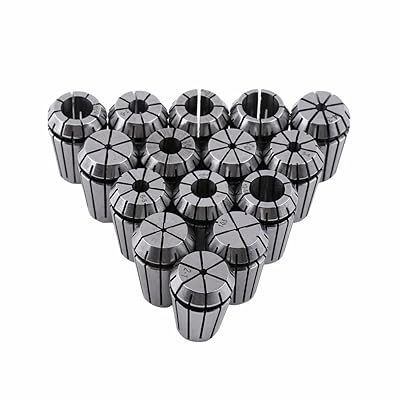 ZJchao 15pcs ER20 Spring Collet Set for CNC Engraving Machine and Milling Lathe Tool 1-13mm