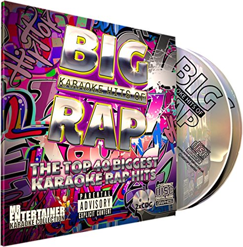 Mr Entertainer Big Karaoke Hits of Rap - Double CD+G (CDG) Pack. 40 Top Songs