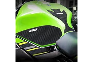 KATIE DEVI For Kawasaki Ninja 650 Ninja650 Z 650 Z650 2017-2024 Side Fuel Tank pad Tank Pads Protector Stickers Decal Gas Knee Grip Traction Pad Tankpad 3 PCS