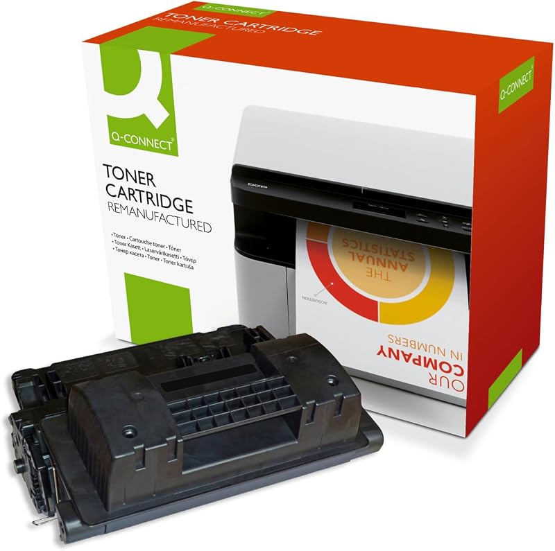 Q-Connect Black High Yield Toner for HP CC364X LaserJet P4014 P4015 P4515