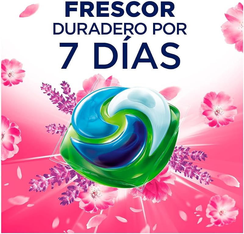 Ariel PODs Platina, Detergente Líquido Em Cápsulas Frescura Sensações Cápsulas, 60 Lavagens