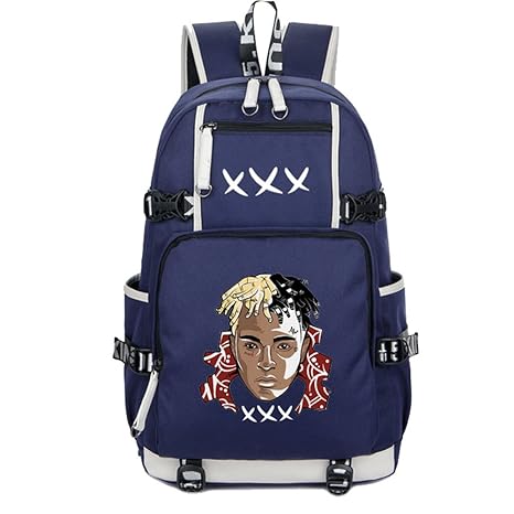 Xxxtentacion Backpack Book Bag School Black Bag Students Handbag Daypack For Teens Boys Girls Back To School Travel Outdoor - 