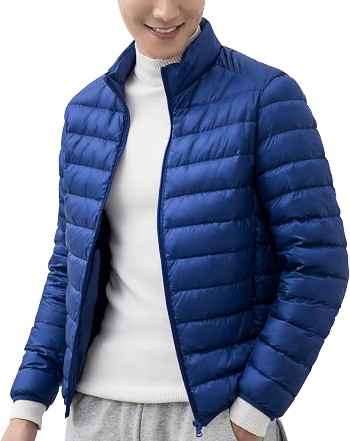 Amazon Co Jp ダウンジャケット メンズ 防寒 軽量 高品質ダウン90 立ち襟 暖かい アウトドア ダウンコート 春秋冬 通勤 登山 細身 収納袋付き クリスマス プレゼント 赠り物 服 ファッション小物