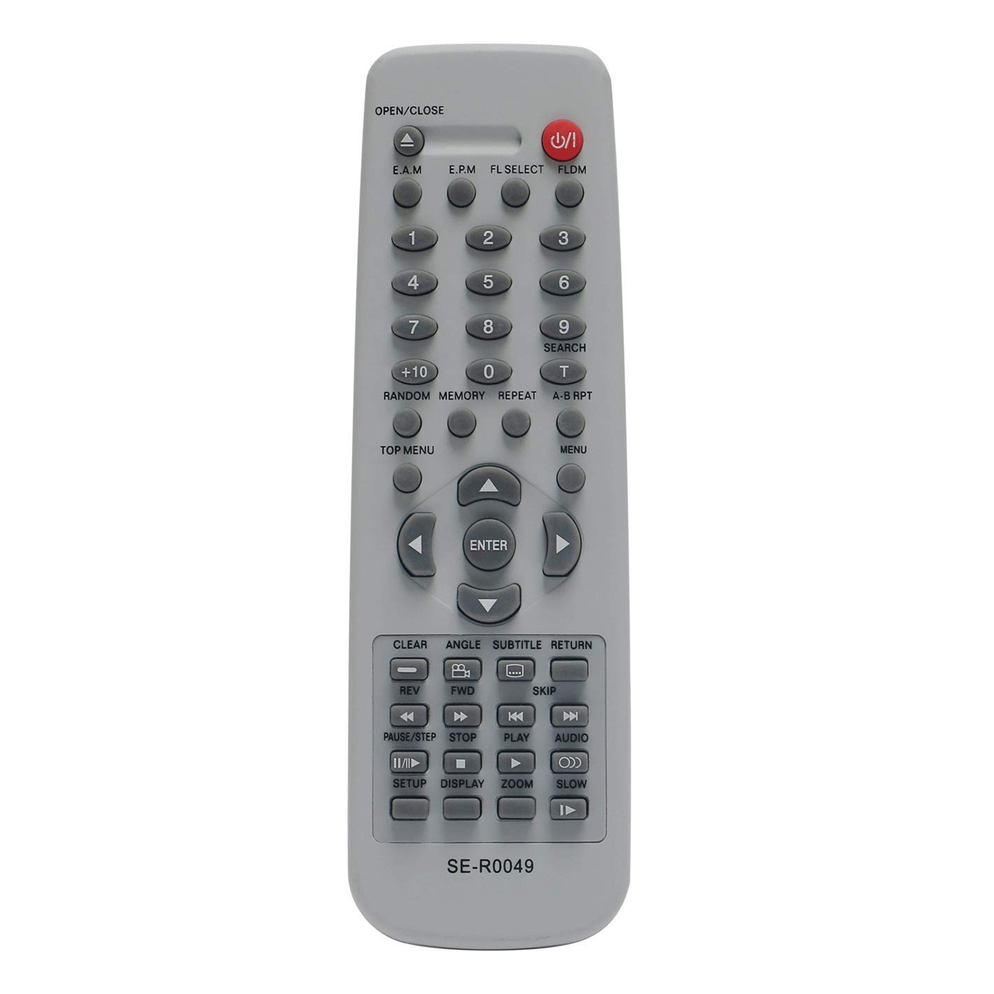 VINABTY SE-R0049 Replacement Remote Control for TOSHIBA DVD Player SD1800 SD-330E SD-120E SD-220E SD200X SD-210E SD2900 SD310 SD-210EB