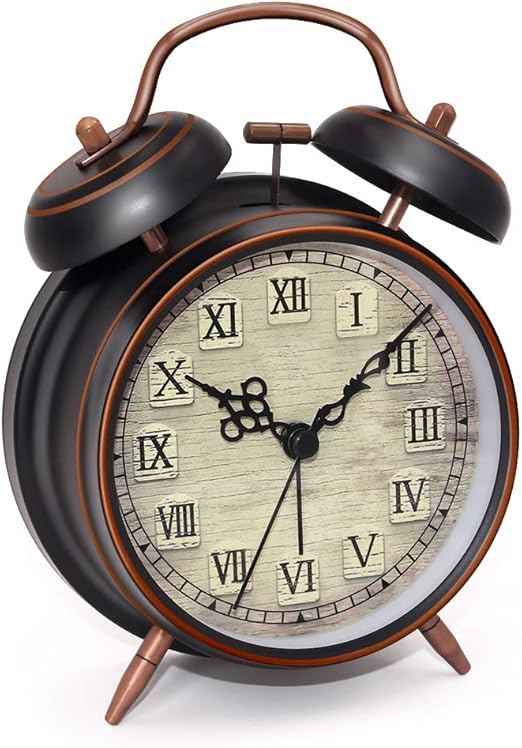 Eachui Sveglia al Quarzo Analogica con Suoneria Forte, Nessun