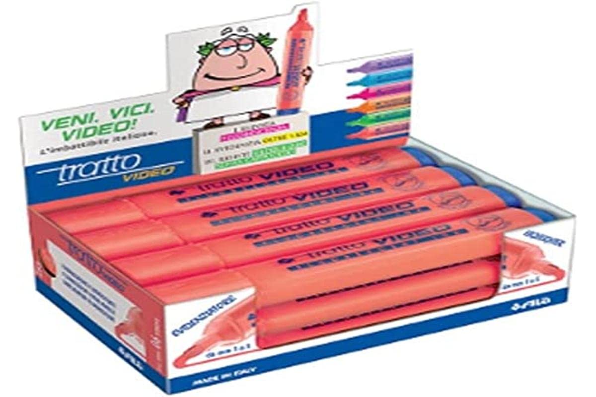 TRATTO Video 830206 Sunrise Marker (Pack of 12)