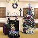 Valery Madelyn 24ct 70mm Regal Peacock Shatterproof Christmas Ball Ornaments Decoration, 7cm/2.75inch,24 Pcs Metal Hooks Included