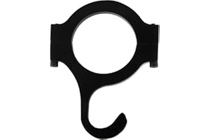 ALLSTAR PERFORMANCE Allstar ALL10228 Black Anodized Aluminum Helmet Hook for 1-1/2" Tubing