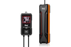 hygger Aquarium Heater 300W/500W/800W/1000W, Submersible Fish Tank Heater with Digital LED Controller and Intelligent Leaving Water Automatically Stop Heating System, for Freshwater and Saltwater