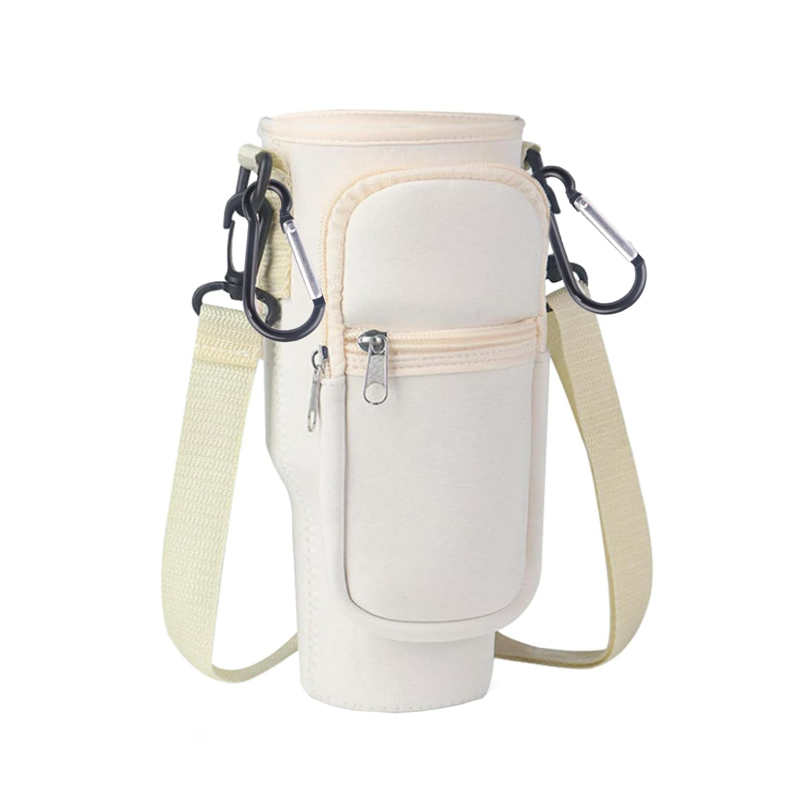 Water Bottle Bag for Stanley Cup, Bottle Carrier Bag For Stanley Cup with Shoulder Strap and Carabiner, Stanley 40oz Tumbler for effectively protect you from the cold, giving you a warm winter.