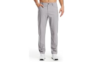 Libin Men's Golf Pants Casual Stretch Work Pants 29"/30"/32" Lightweight Comfy Trousers with Pockets