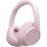 Sony WH-CH720N Noise Canceling Wireless Headphones Bluetooth Over The Ear Headset with Microphone, Pink