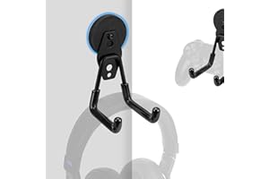 Geekria Magnetic Headphone Holder, Headset Hooks, Gaming Controller Stand for PS5, PS4, Xbox One, Nintendo Switch, Compatible