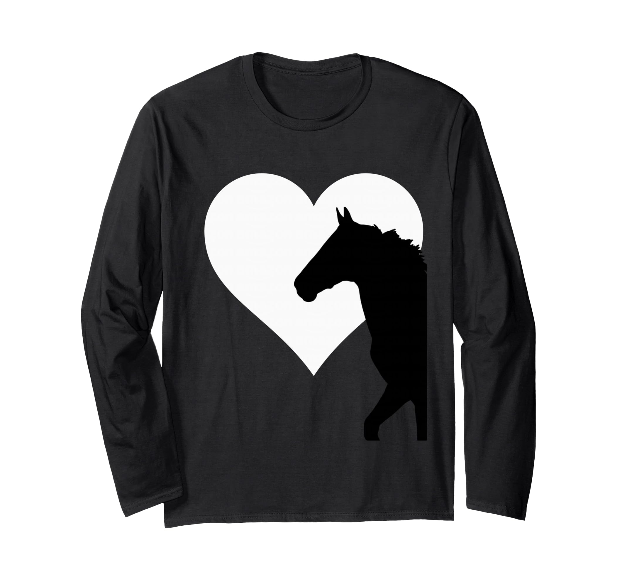 Horse Equestrian I love Horses Long Sleeve T-Shirt