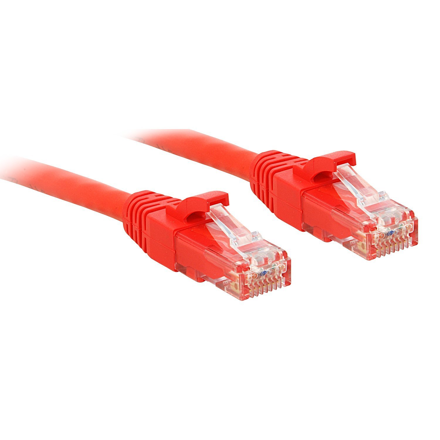 Lindy 2m Cat.6 U/UTP Ethernet Cable, Red