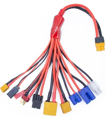 Adaptateur De Charge Multi-prises 20 En 1 – Banane 4 Mm Pour Batterie RC, TRX, XT60, JST