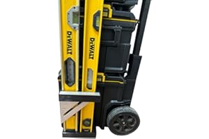 5in1 Tool/Level/T-square/Carpenter-square Holder Kit Compatible with DeWalt ToughSystem 2.0 by 3Dbility (Right Side)