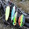 YONGZHI-589inch-Metal-Fishing-Spoons-LuresSaltwater-Hard-Spinners-Casting-Sinking-Lures-for-Northern-Pike-Salmon-Walleye-and-Largemouth-BassPack-of-4