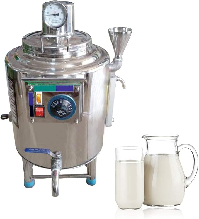 KUNHEWUHUA 10L Stainless Steel Milk Pasteurizer Machine for