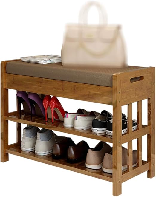 Shoe Racks MEIDUO Wood Organiser Stand Small 2