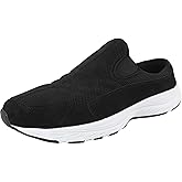 TIESTRA Men's Slip-On Mules | Indoor/Outdoor All Seasons Wide Slippers | Open Back Sneakers & House Shoes | Comfortable Closed-Toe Garden Clogs | Lightweight Breathable Walking Casual Loafers