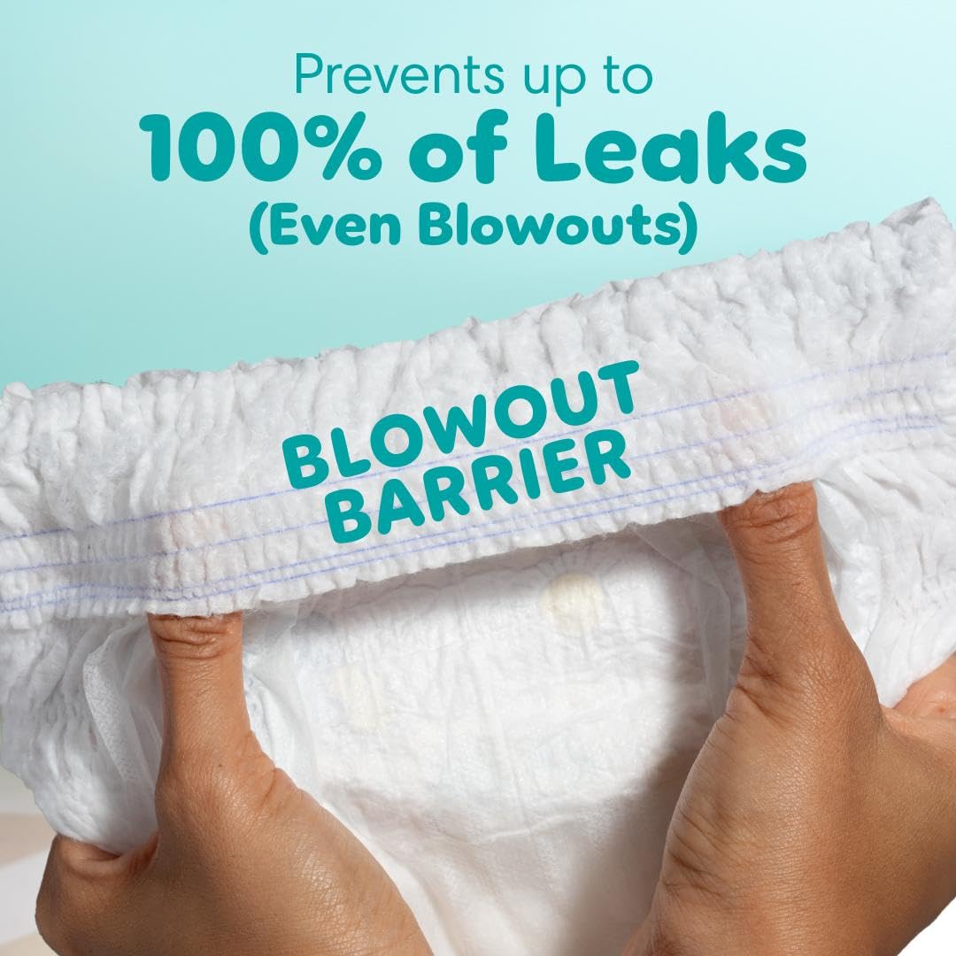 Pampers Diapers - Swaddlers 360° - Size 5, 116 Count, up to 100% Leakproof Comfy Dry Fit, Designed for Easy Changes, Pull On Baby Diaper (Packaging May Vary)