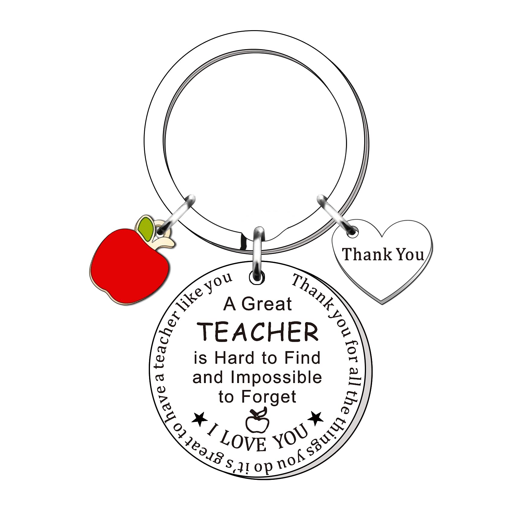 SMARGO Teacher Gifts For Women Men Teacher Keyring Appreciation Gifts Thank You Gifts For Teachers Nursery Teacher Childminder Christmas Gifts
