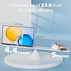 Innoview 23.8” 4K Large Portable Monitor, UHD