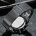 OLMECA Men's Watches Luxury Sports Military Merchanical Design Automatic Style Waterproof Luminous Quartz Movement Wristwatches Stainless Steel Watch Plastic Black Color 905-QHYD (Z2)