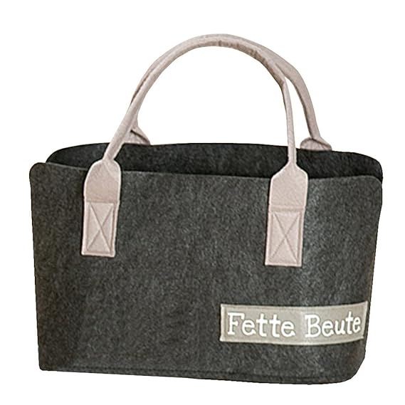 Stylische Filz-Einkaufstasche 35x20x28 Cm - Vielseitige Shopper & Aufbewahrungstasche