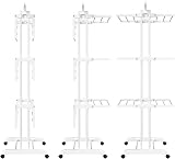 HOMIDEC 4-Tier Airer Clothes Drying Rack Stainless Steel Large Indoor Outdoor view 7