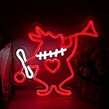 Tiabuy Alice in Wonderland Rabbit Neon Signs for