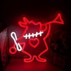 Tiabuy Alice in Wonderland Rabbit Neon Signs for