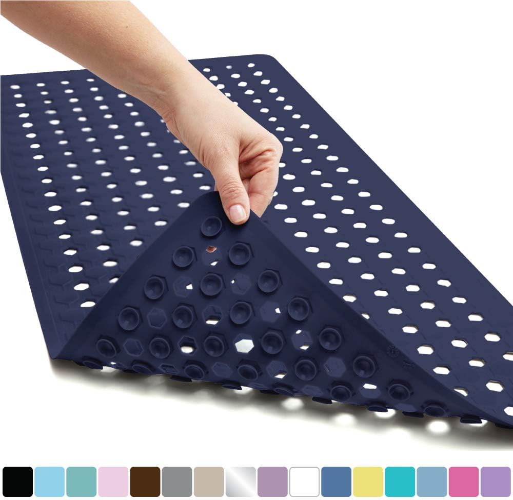 GORILLA GRIP Original Patented Bath, Shower, Tub Mat (35x16) Washable