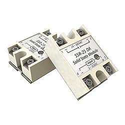 YQSIYU SSR-25DA Solid State Relay DC to AC Single