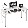 Need 47 inches Computer Desk Office Desk Folding Table with BIFMA Certification Computer Table Workstation, White AC5DW-120