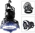 Image Portable LED Camping Lantern with Ceiling Fan