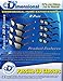 eDimensional Adult Passive Polarized 3D Glasses Family Pack, 8 Pairs