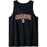 Charleston Cougars Arch Over Logo Officially Licensed Tank Top