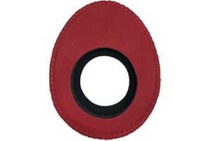 OPENMOON Oval Large Viewfinder Eyecushion for Alexa Mini Amira Cameras (Ultrasuede Red)