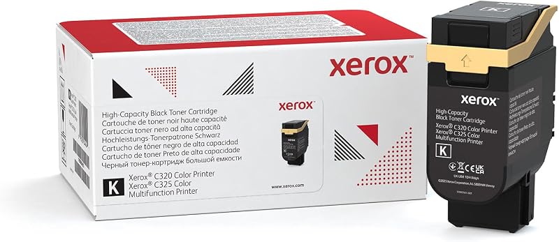 Xerox 006R04831 Black High Capacity Toner Cartridge 8000 Pages C320 C325