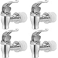 Spigot for Beverage Dispenser, 4 Pack Drink Dispenser Spigot Replacement Parts Beverage Dispenser Spout Drink Spigot Iced Drink Water Dispenser Faucet
