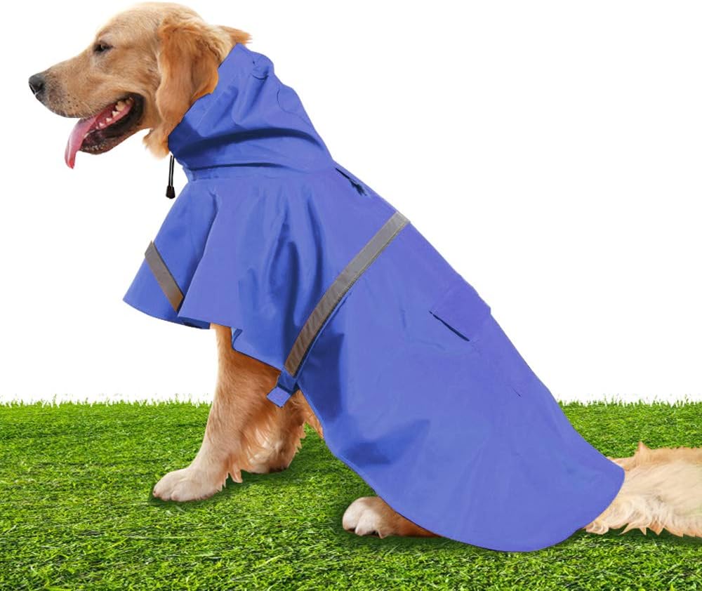 NINEMAX Dog Raincoat Adjustable Pet Water Proof ClothesLightweight