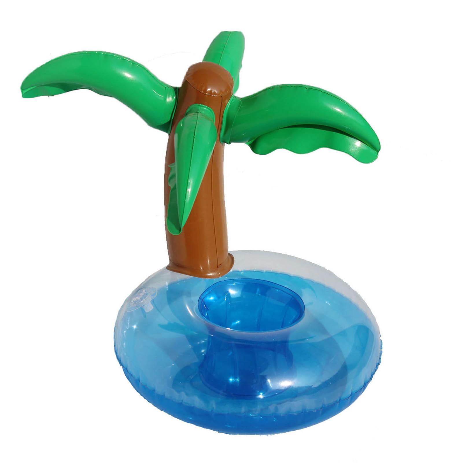 Floating Drink Holder Palm Tree Pool Float Inflatable Float Drink Holder Pool Cup Holder Float Coaster for Pool Party Water Fun