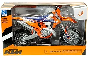 300 EXC-TPI Enduro Dirt Bike Motorcycle Orange 1/12 Diecast Model by New Ray 58373