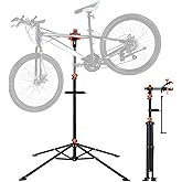 VEVOR Bike Repair Stand, 80 lbs Heavy-duty Steel Bicycle Repair Stand, Adjustable Height Bike Maintenance Workstand with Magn
