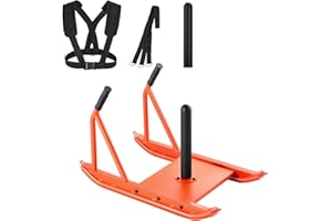 VEVOR Weight Sled, Steel Power Sled, Fitness Strength Training Sleds for Athletic Exercise Speed Improvement, Workout Fitness