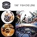Azomovic 5 in 1 Cell Phone Lens 0.63X Wide Angle Lens 15X Macro Lens 198° Fisheye Lens 2X Telephone Lens and CPL Professional for iPhone 8,7,6, 6s, X, Samsung, HTC, Nexus, iPad & Smartphones