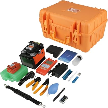 A 80s 5 0 Machine De Fusion De Fibre Optique Walfront Machine D Epissure De Soudure Par Fibre Optique Avec Fonction De Mise Au Point Automatique Et Fendoir A Fibre Optique Amazon Fr Bricolage